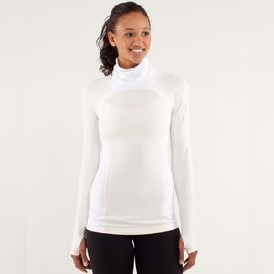 Lululemon Run Speedy Turtleneck Polar Cream/White Size 2